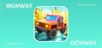 Highway Getaway: ZigZag Blocky Car