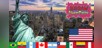 Landscapes with Flags of the World - Americas vol.1