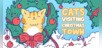 Cats Visiting Christmas Town
