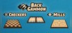 3in1 Game Collection: Backgammon + Checkers + Mills